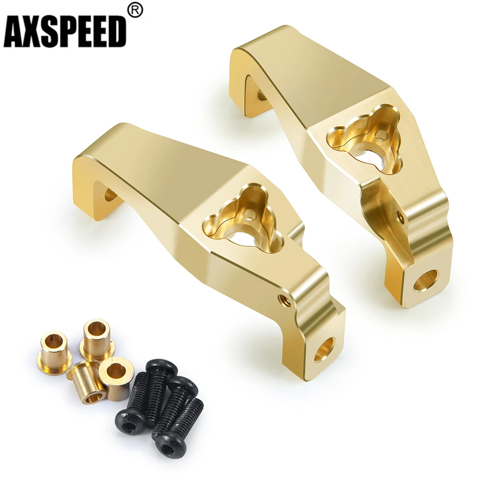 AXSPEED 2Pcs Heavy Brass Counterweight Front Caster Blocks C Seat for 1/10 Redcat GEN8 RC Crawler Car Upgrade Parts
AXSPEED 2Pcs Heavy Brass Counterweight Front Caster Blocks C Seat for 1/10 Redcat GEN8 RC Crawler Car Upgrade Parts