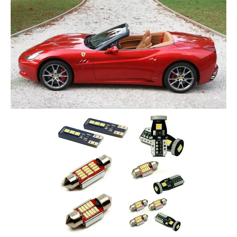9x Car Led Interior Lighting For Ferrari California Error Canceling LEDs Front Rear Reading Door Footwell
9x Car Led Interior Lighting For Ferrari California Error Canceling LEDs Front Rear Reading Door Footwell