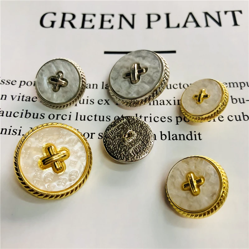10pcs 20mm Metal Buttons for Sewing Fashion Jacket Overcoat Coat Buttons DIY Sewing Material Sewing Accessories Golden Buttons
10pcs 20mm Metal Buttons for Sewing Fashion Jacket Overcoat Coat Buttons DIY Sewing Material Sewing Accessories Golden Buttons