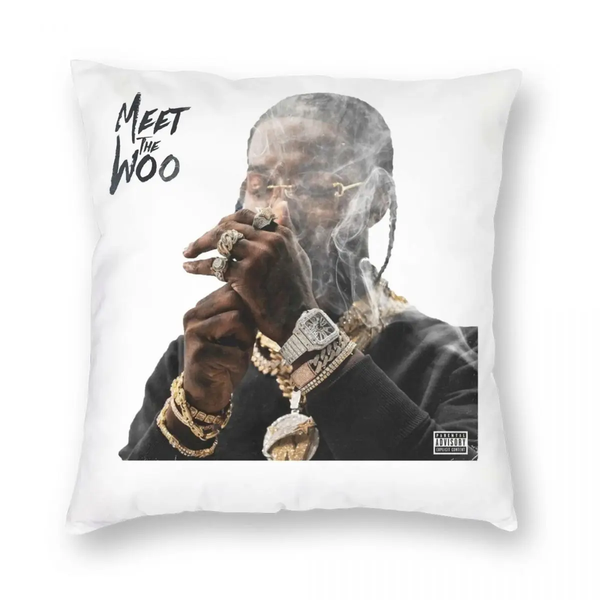 Pop Smoke Meet The Woo чехол для подушки из полиэстера и льна, бархатный чехол с принтом на молнии, декоративный чехол для подушки, домашний чехол для подушки
Pop Smoke Meet The Woo чехол для подушки из полиэстера и льна, бархатный чехол с принтом на молнии, декоративный чехол для подушки, домашний чехол для подушки