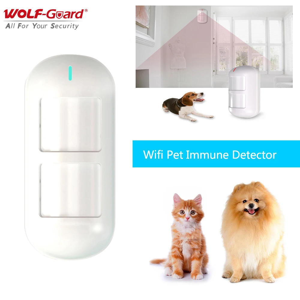 Беспроводной Wi-Fi-детектор Wolf-Guard Tuya, умный двойной иммунный питомец датчик, домашняя сигнализация, Совместимость с приложениями Alexa и Google
Беспроводной Wi-Fi-детектор Wolf-Guard Tuya, умный двойной иммунный питомец датчик, домашняя сигнализация, Совместимость с приложениями Alexa и Google