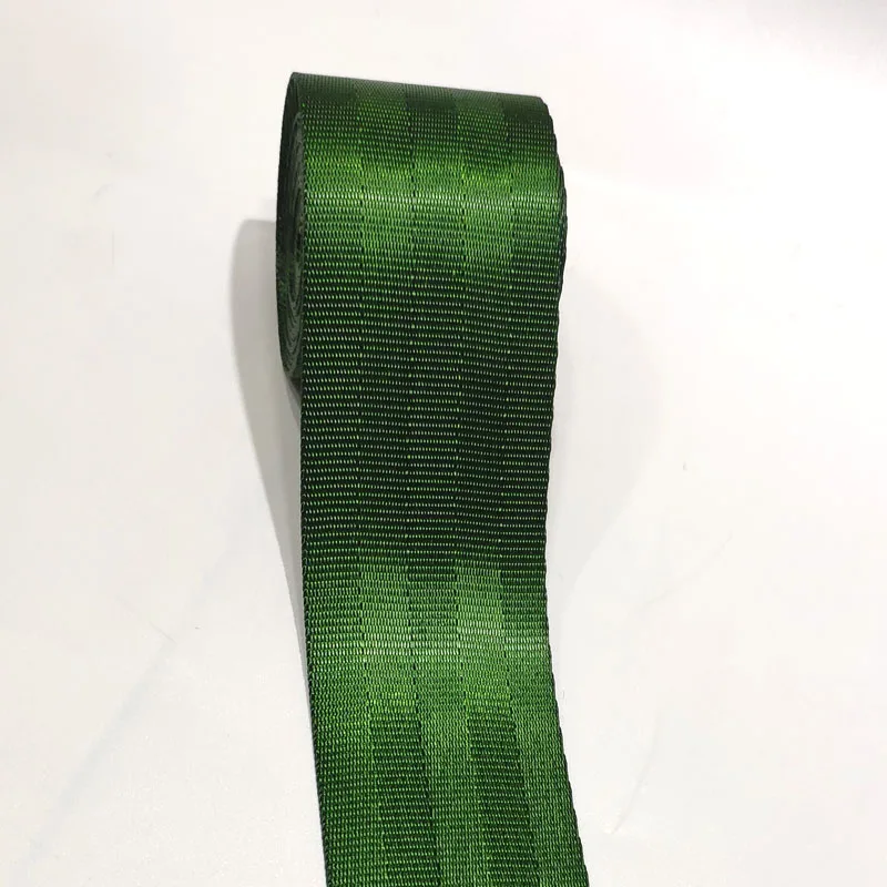 47mm Dark Green Color High Quality Strength Polyester Seatbelt Webbing Belt Factory Hot Sale
47mm Dark Green Color High Quality Strength Polyester Seatbelt Webbing Belt Factory Hot Sale