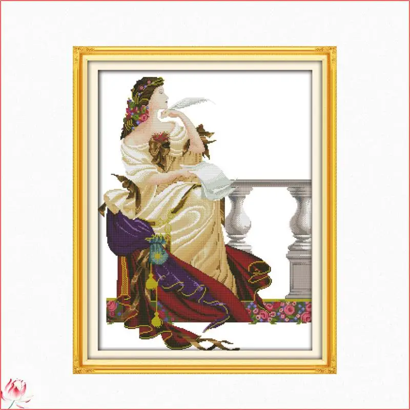 Western Beauty Patterns Counted Cross Stitch Kit 14CT 11CT Canvas Printing Embroidery Set Character Pattern Needlework Kit
Western Beauty Patterns Counted Cross Stitch Kit 14CT 11CT Canvas Printing Embroidery Set Character Pattern Needlework Kit