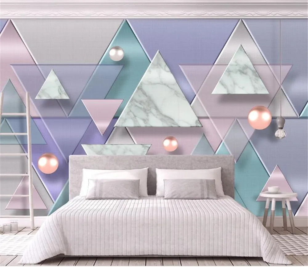 Bacal custom 3d wallpaper three-dimensional geometric marble mosaic modern minimalist TV back wall paper mural photo wall
Bacal custom 3d wallpaper three-dimensional geometric marble mosaic modern minimalist TV back wall paper mural photo wall