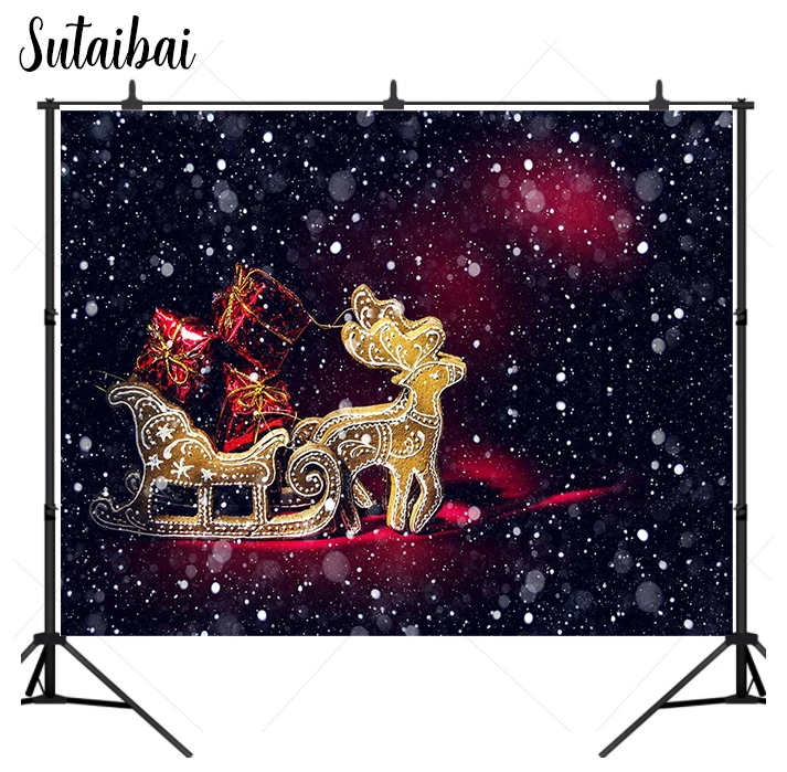 Winter Santa Claus Photography Background Fairytale Elk Sleigh Car Baby Child Portrait Background Photos Family Party Decoration
Winter Santa Claus Photography Background Fairytale Elk Sleigh Car Baby Child Portrait Background Photos Family Party Decoration