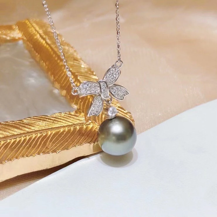 Bow Knot Style 925 Sterling Silver Necklace Chain with Pendant Mountings Findings Jewelry Parts Fittings Accessories for Pearls
Bow Knot Style 925 Sterling Silver Necklace Chain with Pendant Mountings Findings Jewelry Parts Fittings Accessories for Pearls