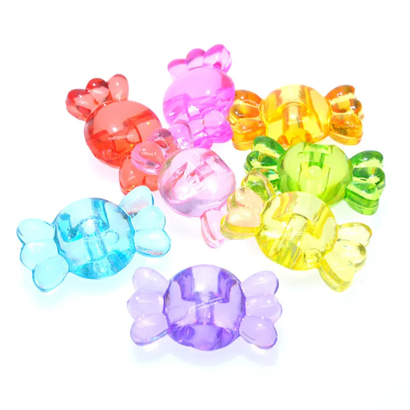 DIY Jewelry Findings Ornament Accessories Colorful Acrylic Candy Beads Fit Girls Garment Necklace Bracelet 30*11*12mm 190pcs
DIY Jewelry Findings Ornament Accessories Colorful Acrylic Candy Beads Fit Girls Garment Necklace Bracelet 30*11*12mm 190pcs