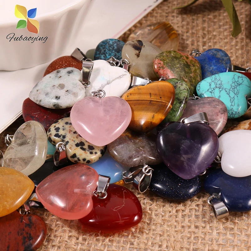 Natural Stone Crystal Heart Pendant Opalite 50Pcs Wholesale Handmade DIY Charms For Jewelry Making Women
Natural Stone Crystal Heart Pendant Opalite 50Pcs Wholesale Handmade DIY Charms For Jewelry Making Women
