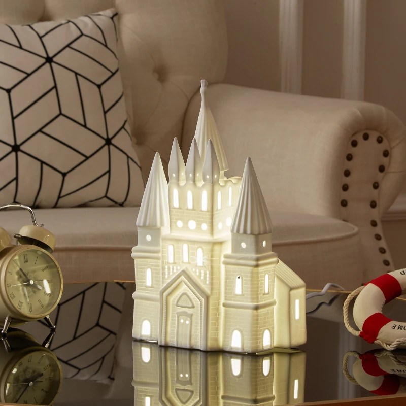 Nordic ceramic girl Castle table lamp simple bedroom living room lamp Gift Girl bedside lamp
Nordic ceramic girl Castle table lamp simple bedroom living room lamp Gift Girl bedside lamp
