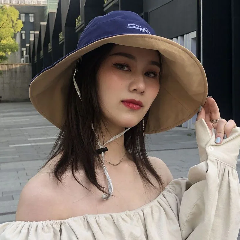 Double Sided Solid Color Bucket Hat women Fashion Femme Caps Summer Panama sad Girls fold Sun fishing fisherman Hat Pink Black
Double Sided Solid Color Bucket Hat women Fashion Femme Caps Summer Panama sad Girls fold Sun fishing fisherman Hat Pink Black
