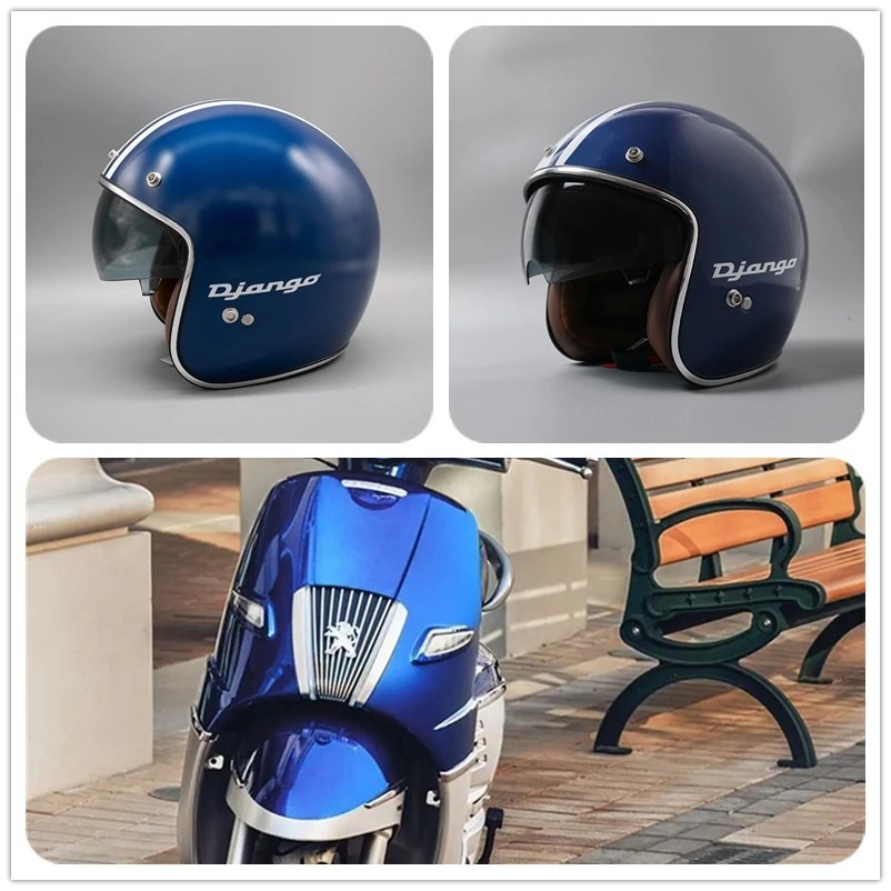 Universal Motorcycle Original Helmet For Peugeot Scooter Django Retro Half Helmet
Universal Motorcycle Original Helmet For Peugeot Scooter Django Retro Half Helmet