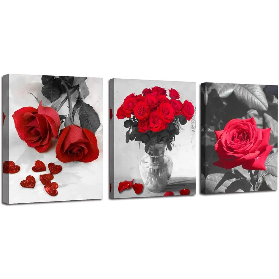 3 Pieces Blue Red Rose Flowers Floral Posters Pictures Canvas Wall Art Decorative Home Decor Paintings Living Room Decoration
3 Pieces Blue Red Rose Flowers Floral Posters Pictures Canvas Wall Art Decorative Home Decor Paintings Living Room Decoration