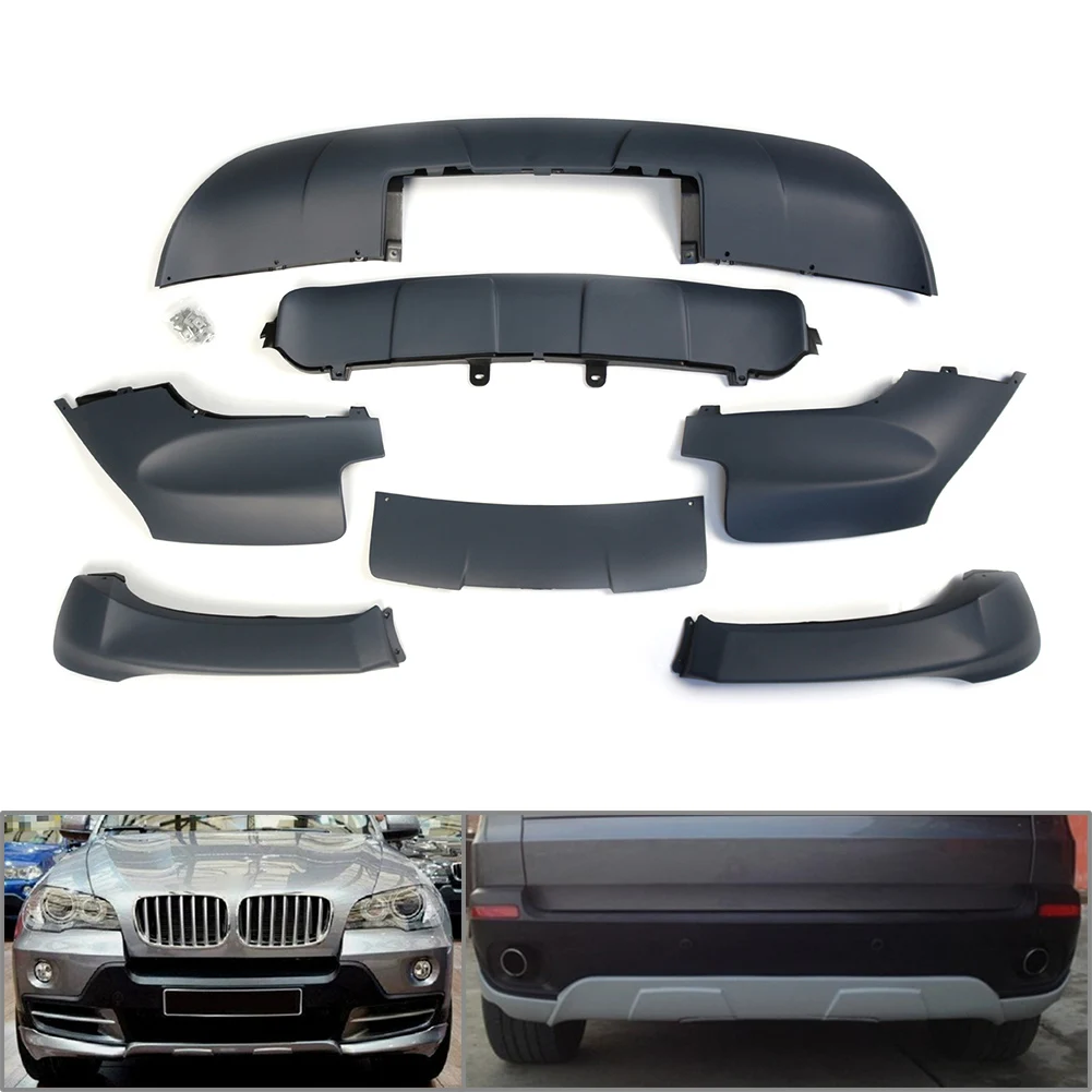 7Pcs/Set Car Air Aerodynamic Front Rear Bumper Cover Full Body Kits For BMW E70 X5 2007 2008 2009 2010 ABS Plastic
7Pcs/Set Car Air Aerodynamic Front Rear Bumper Cover Full Body Kits For BMW E70 X5 2007 2008 2009 2010 ABS Plastic