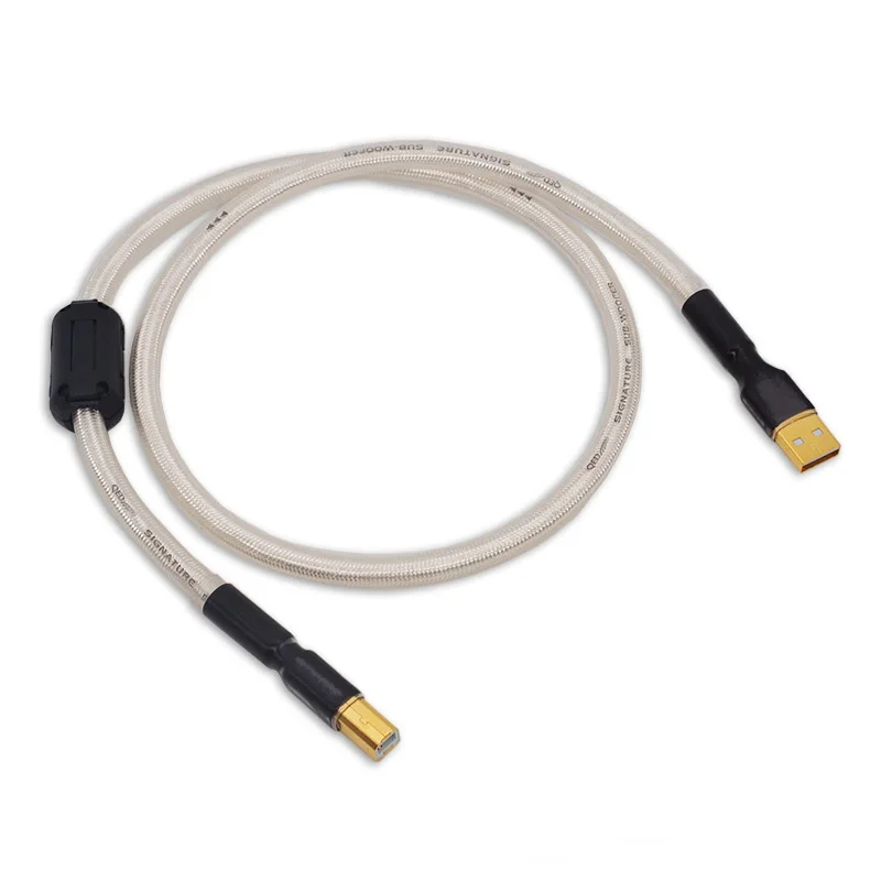 QED Silver-plated Hifi usb Cable High Quality 6N OCC Type A-B DAC Data USB Cable
QED Silver-plated Hifi usb Cable High Quality 6N OCC Type A-B DAC Data USB Cable