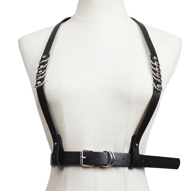 Sexy Harajuku Faux Leather Harness Belt Women Gothic Body Bondage Cage Waist Belt Sculpting Harness Suspenders Belt Fashion
Sexy Harajuku Faux Leather Harness Belt Women Gothic Body Bondage Cage Waist Belt Sculpting Harness Suspenders Belt Fashion