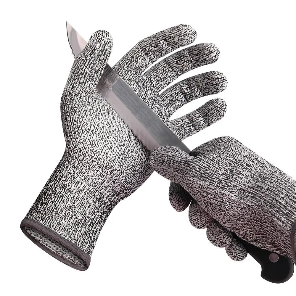 Anti Cut Proof Gloves Hot Sale Grey Black HPPE EN388 ANSI Anti-cut Level 5 Safety Work Gloves Cut Resistant Gloves
Anti Cut Proof Gloves Hot Sale Grey Black HPPE EN388 ANSI Anti-cut Level 5 Safety Work Gloves Cut Resistant Gloves