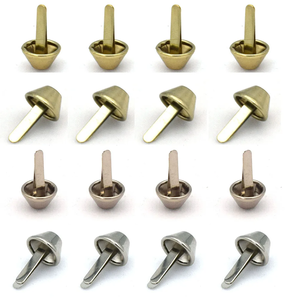 100pcs Round Brads Purse Feet Round Nailheads Mushroom Spike Rivet for Leather Craft DIY Purse Handbag Feet Nailhead
100pcs Round Brads Purse Feet Round Nailheads Mushroom Spike Rivet for Leather Craft DIY Purse Handbag Feet Nailhead