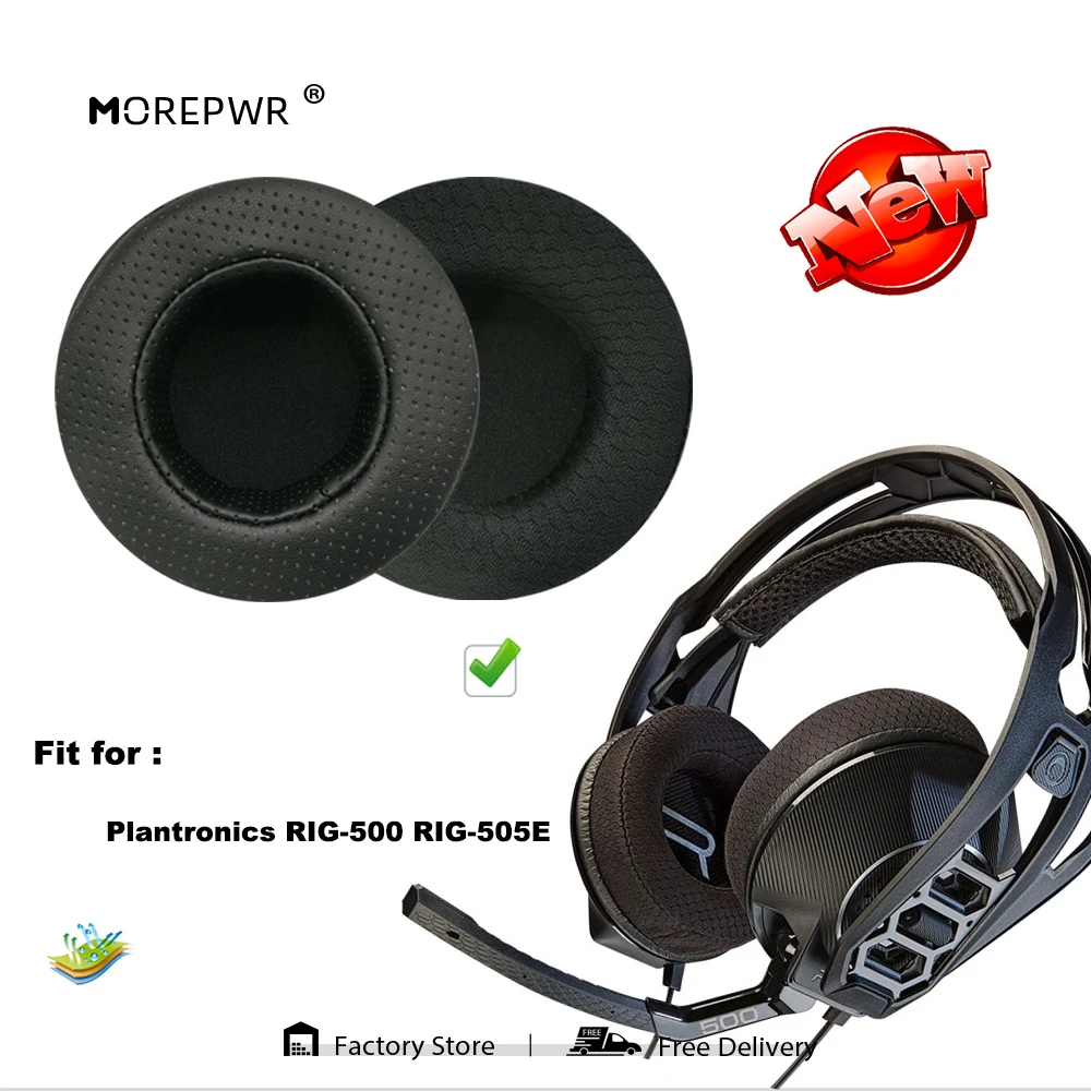 Morepwr новые обновленные Сменные амбушюры для Plantronics RIG-500 детали для гарнитуры, кожаные бархатные амбушюры
Morepwr новые обновленные Сменные амбушюры для Plantronics RIG-500 детали для гарнитуры, кожаные бархатные амбушюры