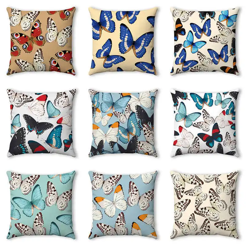 Butterfly animal Polyester pillowcase Cartoon pattern Cushion cover For Sofa and Car Pillow cover Decor home 45x45cm
Butterfly animal Polyester pillowcase Cartoon pattern Cushion cover For Sofa and Car Pillow cover Decor home 45x45cm