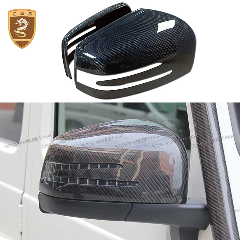 Real Dry Carbon Fiber Side Mirror Cover Cap for Benz W463 G Class 14-18 add on paste style black rearview mirror shell sticker
Real Dry Carbon Fiber Side Mirror Cover Cap for Benz W463 G Class 14-18 add on paste style black rearview mirror shell sticker