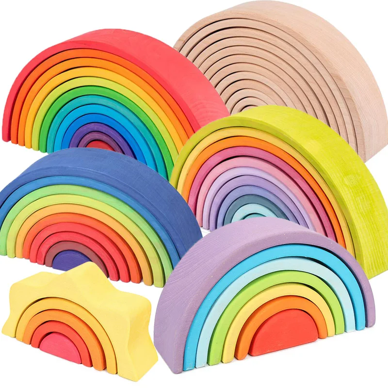 Large 12 Pieces Rainbow Stacker Nesting Puzzle Toys Tunnel Stacking Game Montessori Toys Baby Wooden Building Blocks Toddler Toy
Large 12 Pieces Rainbow Stacker Nesting Puzzle Toys Tunnel Stacking Game Montessori Toys Baby Wooden Building Blocks Toddler Toy