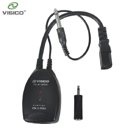 Visico VC-816RX 16 Channels Wireless Radio Sync Reciever With Adapter 6.3 to 3.5 For Bowens, Elinchrom, Profoto, Visico Flash