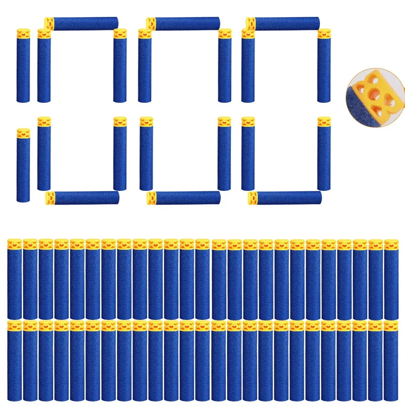 1000/500/300/200 Pcs Blue Hollow Eva Soft Refill Bullets Foam Darts 7.2cm*1.3cm For Nerf,Elite Series Kids Toy Gun Accessories
1000/500/300/200 Pcs Blue Hollow Eva Soft Refill Bullets Foam Darts 7.2cm*1.3cm For Nerf,Elite Series Kids Toy Gun Accessories