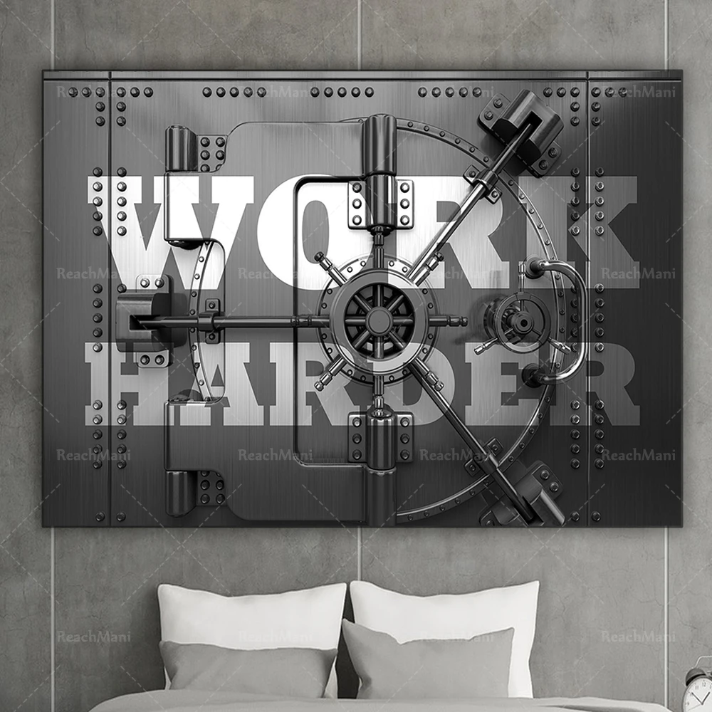 Work hard safe canvas print wall art office decoration/inspirational quotes/work hard decoration poster
Work hard safe canvas print wall art office decoration/inspirational quotes/work hard decoration poster