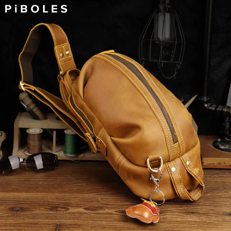 Large Capacity Men's Shoulder Bag Vintage Cowhide Chest Bag Portable Messeneger Crossbody Sling Bag For Travel Cowboy
Large Capacity Men's Shoulder Bag Vintage Cowhide Chest Bag Portable Messeneger Crossbody Sling Bag For Travel Cowboy