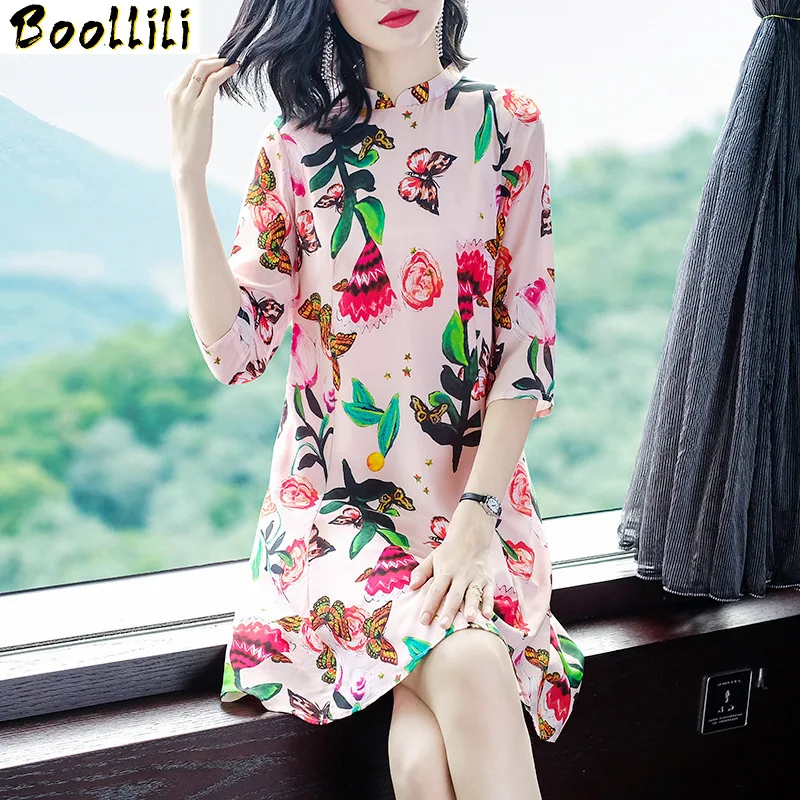 Summer Dress Boollili Women Real Silk Women Party Dress Boho Beach Dress Women Clothes Ladies Dresses Robe Femme
Summer Dress Boollili Women Real Silk Women Party Dress Boho Beach Dress Women Clothes Ladies Dresses Robe Femme
