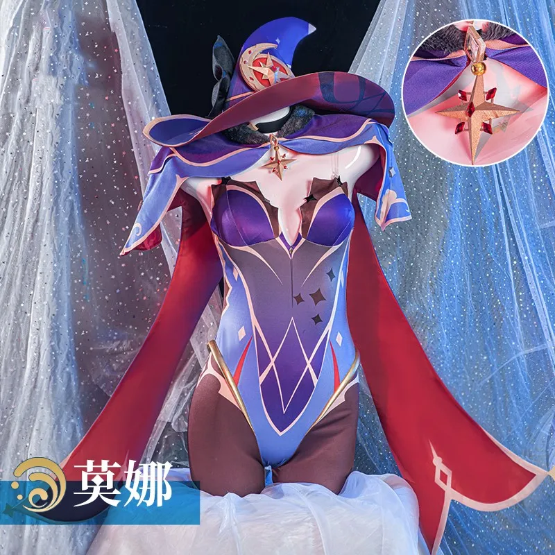 Hot Game Genshin Impact Mona Cosplay Costume Carnival Halloween Costumes Woman Party Sexy Dress Uniform Jumpsuit Outfit Set
Hot Game Genshin Impact Mona Cosplay Costume Carnival Halloween Costumes Woman Party Sexy Dress Uniform Jumpsuit Outfit Set