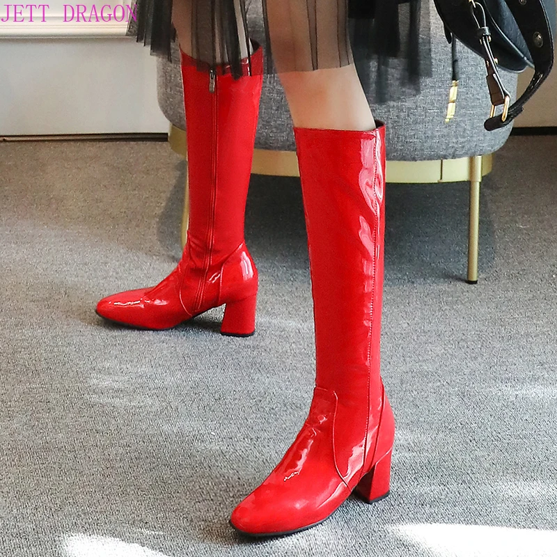 Fashion Knee High Boots Women Shoes 2021 Autumn Winter Women's High Boots Black White Red Long Shoes Ladies Large Size 45
Fashion Knee High Boots Women Shoes 2021 Autumn Winter Women's High Boots Black White Red Long Shoes Ladies Large Size 45