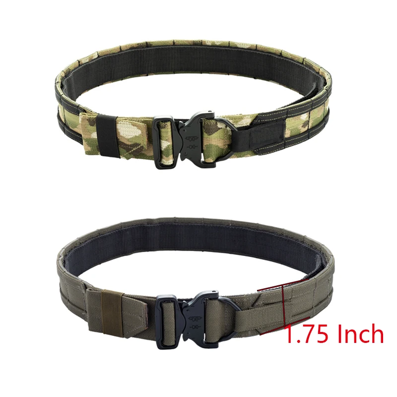 Tactical Molle Belt Airsoft Battle Belt Combat Gear Hunting Shooting Quick Release Metal Buckle Belts 1.75 Inch
Tactical Molle Belt Airsoft Battle Belt Combat Gear Hunting Shooting Quick Release Metal Buckle Belts 1.75 Inch