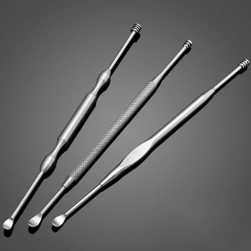 3pcs/set Ear Pick Spoon Stainless Steel Spiral Wax Remover Cleaner Double-ended Curette Ear Scoop Ear Care Cleaning Tool
3pcs/set Ear Pick Spoon Stainless Steel Spiral Wax Remover Cleaner Double-ended Curette Ear Scoop Ear Care Cleaning Tool