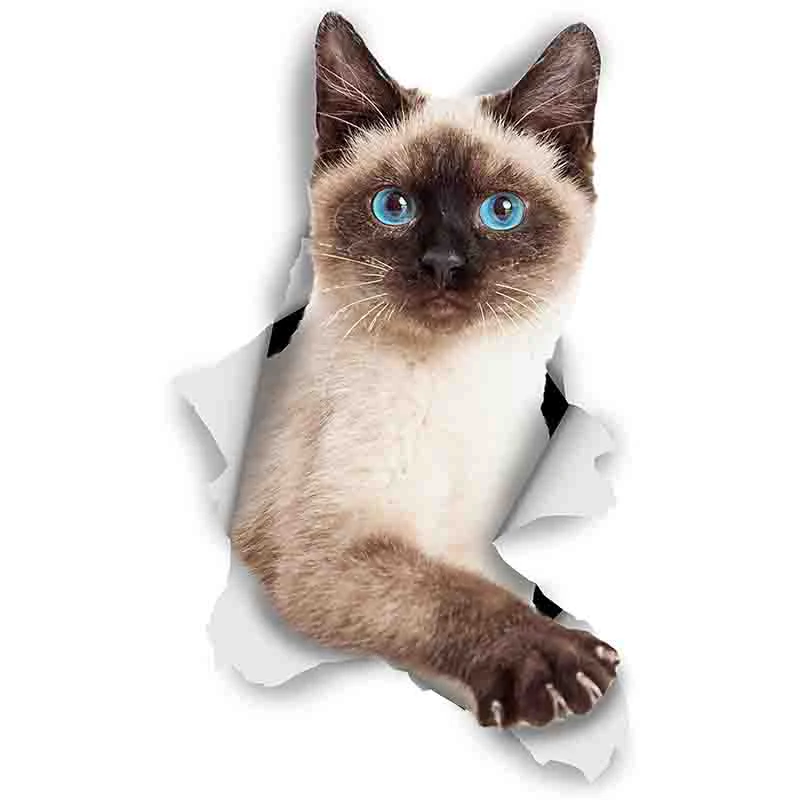 Interesting Cartoon 3D Cat Stickers Breakout Siamese Motorcycle Accessories KK Vinyl Decals Waterproof PVC
Interesting Cartoon 3D Cat Stickers Breakout Siamese Motorcycle Accessories KK Vinyl Decals Waterproof PVC