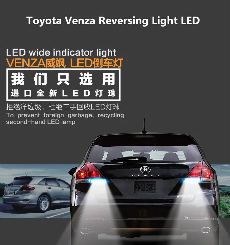 for Toyota Venza 2009-2015 Reversing Light LED Retirement Auxiliary Light Venza Headlight Refit LED 2pcs
for Toyota Venza 2009-2015 Reversing Light LED Retirement Auxiliary Light Venza Headlight Refit LED 2pcs