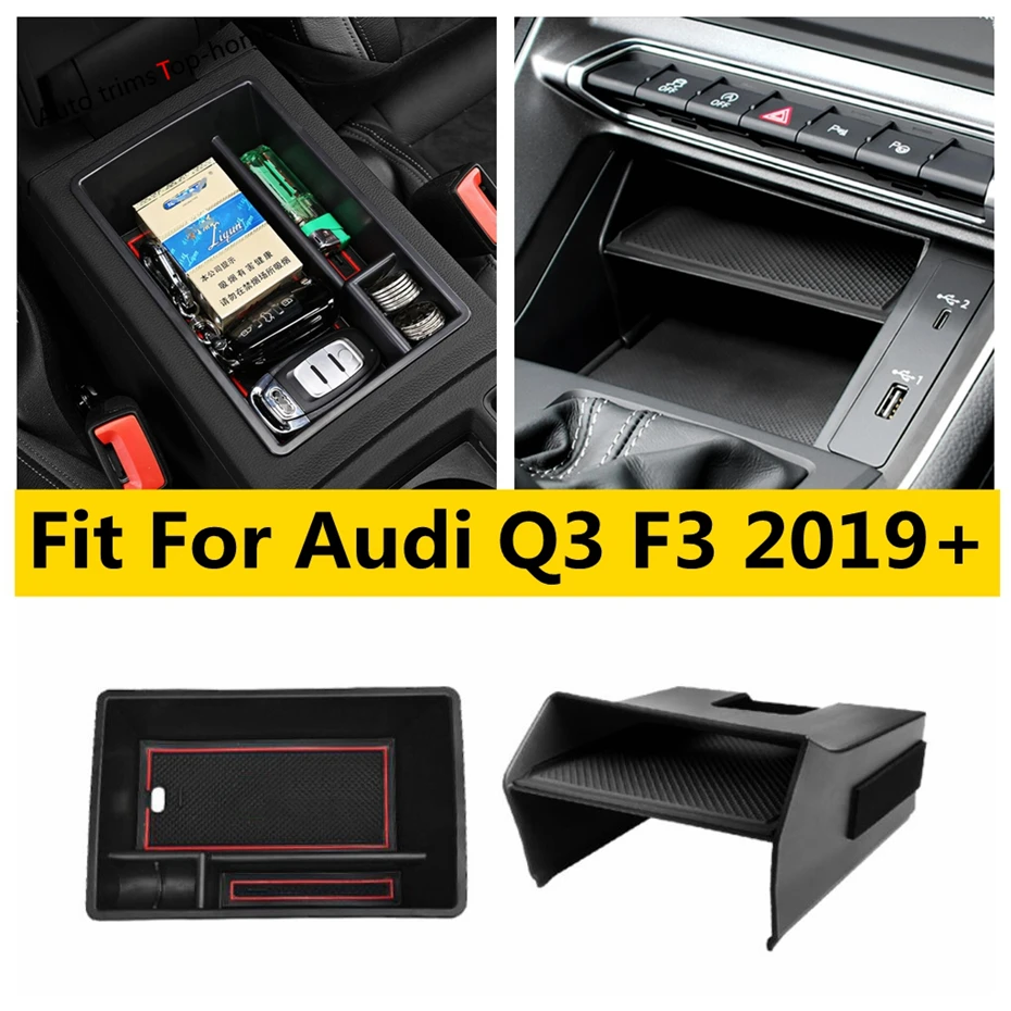 Plastic Armrest Center Storage Box Container Glove Organizer Case Decor Frame Car Accessories Cover For Audi Q3 F3 2019 - 2024
Plastic Armrest Center Storage Box Container Glove Organizer Case Decor Frame Car Accessories Cover For Audi Q3 F3 2019 - 2024