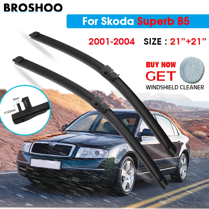 Щетки стеклоочистителя для Skoda Superb B5 21+21 дюймов 2001-2004, для лобового стекла, с креплением на кронштейн
Щетки стеклоочистителя для Skoda Superb B5 21+21 дюймов 2001-2004, для лобового стекла, с креплением на кронштейн