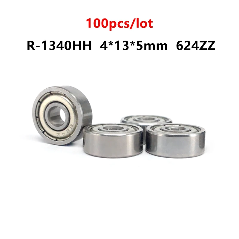 100pcs miniature ball bearing R-1340HH 4*13*5mm 624ZZ deep groove ball bearings 624 624Z 624-2Z 4x13x5 mm
100pcs miniature ball bearing R-1340HH 4*13*5mm 624ZZ deep groove ball bearings 624 624Z 624-2Z 4x13x5 mm