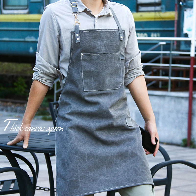 Denim Waterproof Canvas Pinafore Work Gown Cafe Barber Waiter Men And Women Overalls Waist Wearable Apron
Denim Waterproof Canvas Pinafore Work Gown Cafe Barber Waiter Men And Women Overalls Waist Wearable Apron