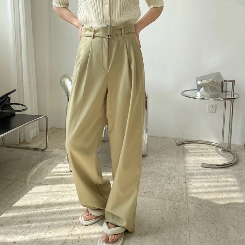 Summer Spring 2022 New French Style Elegant High Waist Wide Leg Pants Suits Pants Fashion Loose Straight Casual Womens Pants
Summer Spring 2022 New French Style Elegant High Waist Wide Leg Pants Suits Pants Fashion Loose Straight Casual Womens Pants