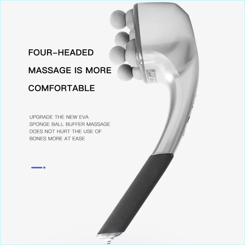 33W Handheld Four Heads Electric Massager Roller Anti Cellulite Relax Full Body Neck Back Leg Stiff Muscles Massage
33W Handheld Four Heads Electric Massager Roller Anti Cellulite Relax Full Body Neck Back Leg Stiff Muscles Massage