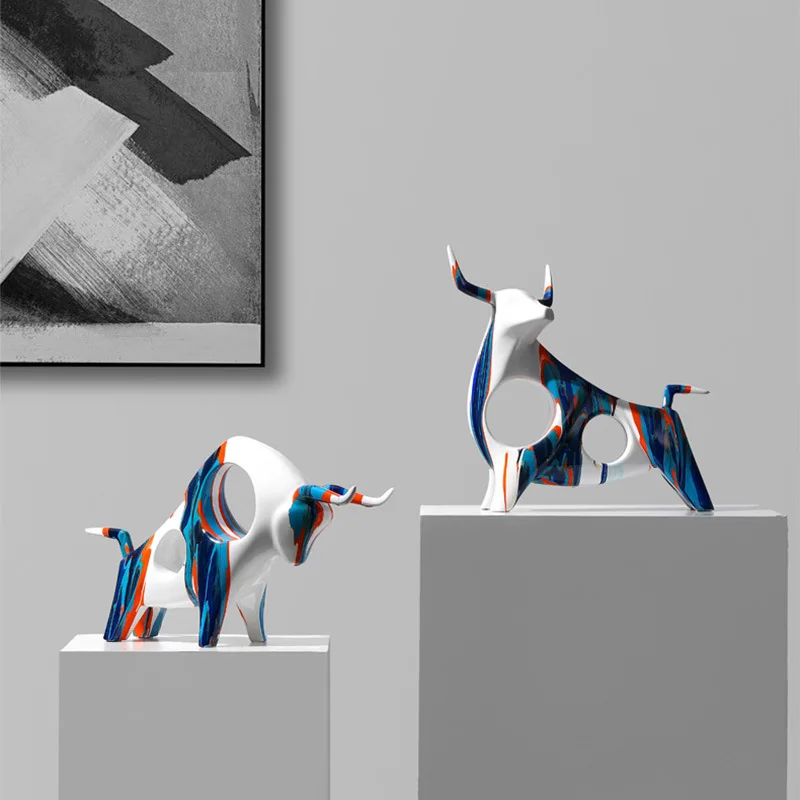 Modern Cow Sculpture Wine TV Cabinet Decoration Crafts Abstract Animal Doll Feng Shui Niu Statue Niu Niu Home Decoration
Modern Cow Sculpture Wine TV Cabinet Decoration Crafts Abstract Animal Doll Feng Shui Niu Statue Niu Niu Home Decoration