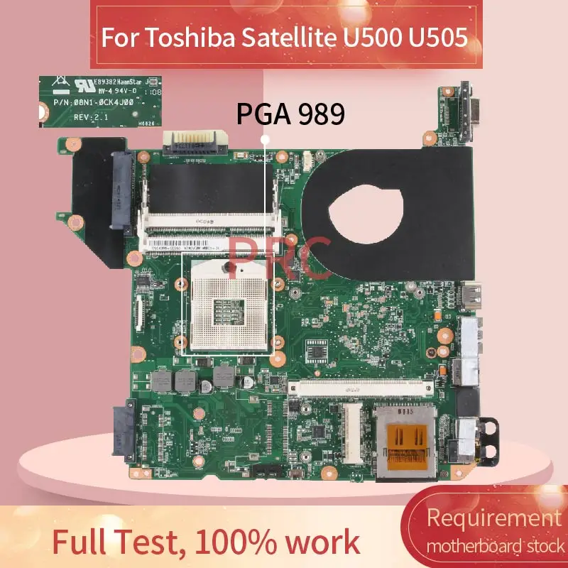 H000023260 для Toshiba Satellite U500 U505 материнская плата для ноутбука 08N1-0CK4J00 HM55 PGA 989 DDR3 Материнская плата для ноутбука
H000023260 для Toshiba Satellite U500 U505 материнская плата для ноутбука 08N1-0CK4J00 HM55 PGA 989 DDR3 Материнская плата для ноутбука