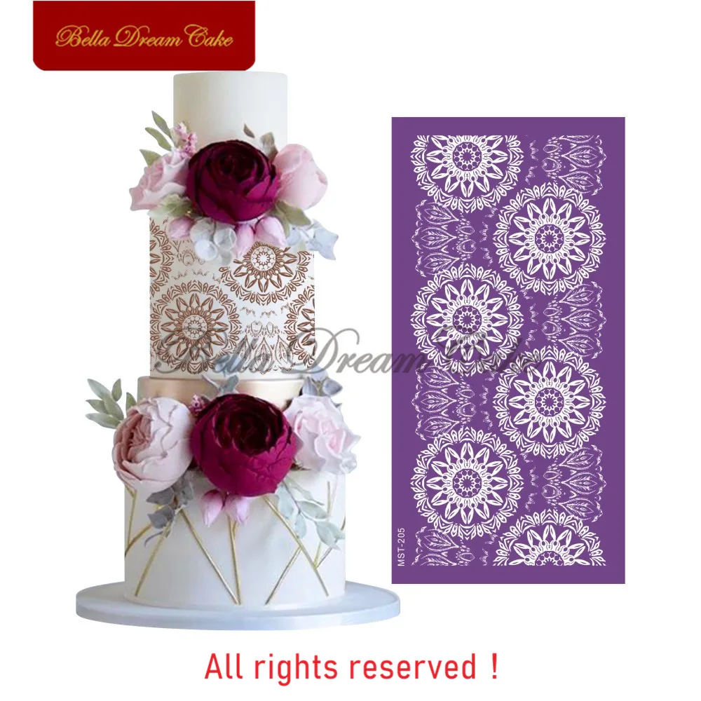 Big Flower Lace Cake Stencil Mesh Stencils For Wedding Cake Border Stencil Template Fondant Mould Cake Decorating Tool Cake Mold
Big Flower Lace Cake Stencil Mesh Stencils For Wedding Cake Border Stencil Template Fondant Mould Cake Decorating Tool Cake Mold