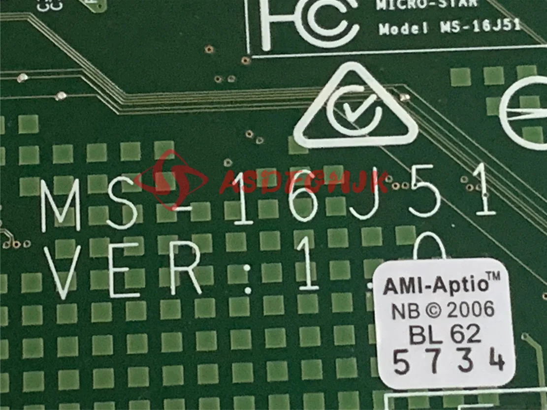 FOR MSI MS-16J51 VER: 1.0 Laptop Motherboard DDR4 With SR2FQ I7-6700HQ 2.6GHZ CPU GTX 950M GPU MB 100% Tested Fast Ship
FOR MSI MS-16J51 VER: 1.0 Laptop Motherboard DDR4 With SR2FQ I7-6700HQ 2.6GHZ CPU GTX 950M GPU MB 100% Tested Fast Ship