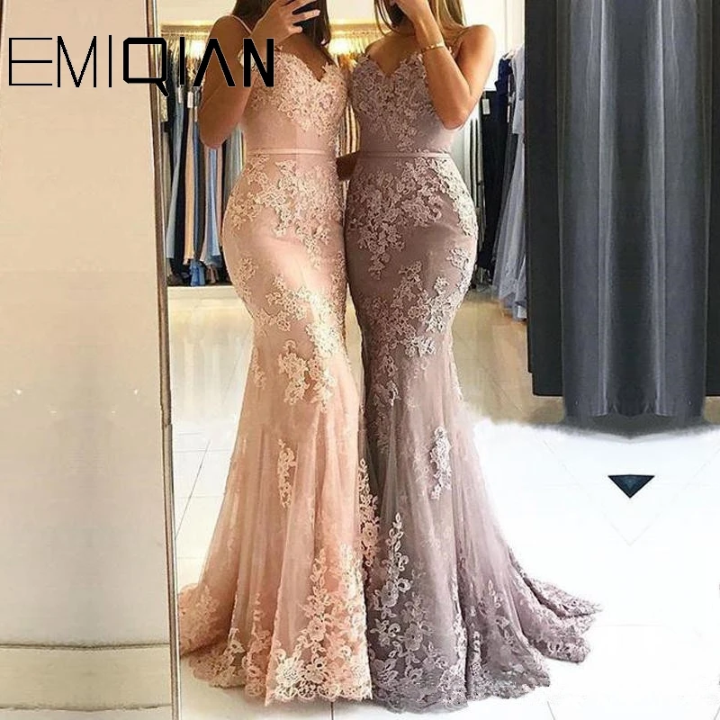 Glamorous Sweetheart Spaghetti Straps Mermaid Lace Evening Dresses Appliques Prom Party Dresses Formal Dresses
Glamorous Sweetheart Spaghetti Straps Mermaid Lace Evening Dresses Appliques Prom Party Dresses Formal Dresses