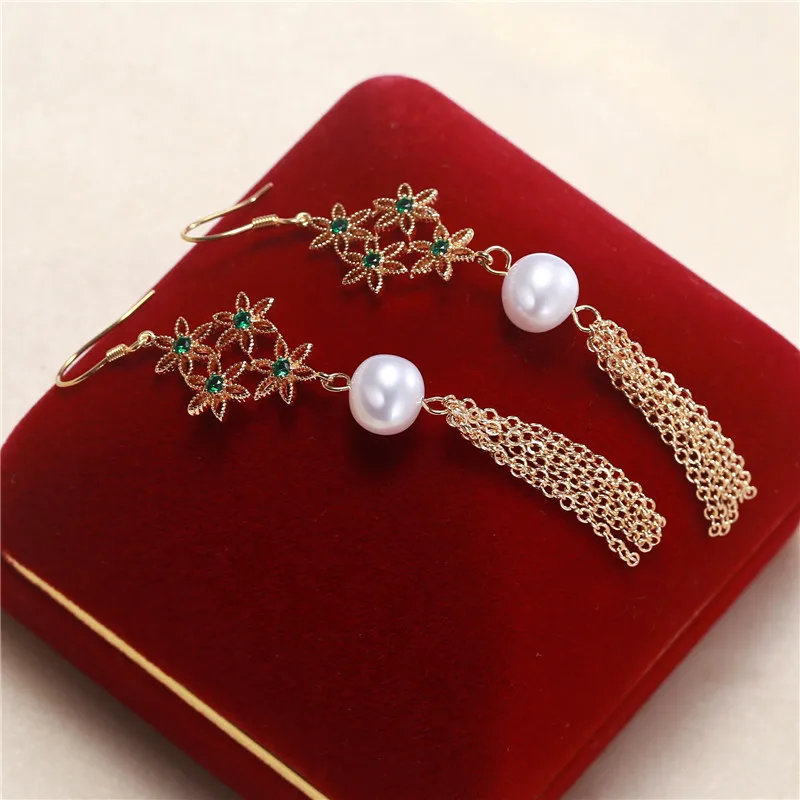 Beautiful Real Freshwater 7-8MM Pearl Earrings Gold Plated Drop Earrings Nice Party Wedding Women Women Gift 10 pairs/lot
Beautiful Real Freshwater 7-8MM Pearl Earrings Gold Plated Drop Earrings Nice Party Wedding Women Women Gift 10 pairs/lot