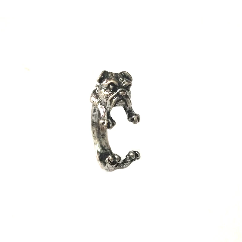 Dropshipping Cute English Bulldog Ring Vintage HippieAncient Silver Plated Handmade Fashion Jewelry Best Gift For Her For Women
Dropshipping Cute English Bulldog Ring Vintage HippieAncient Silver Plated Handmade Fashion Jewelry Best Gift For Her For Women