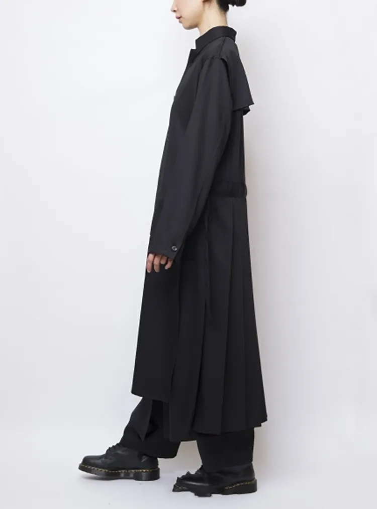 Men's Extended Shirt Spring And Autumn New Dark Loose Cotton Lapel Irregular Windbreaker Type Outer Wear Long Sleeve Shirt
Men's Extended Shirt Spring And Autumn New Dark Loose Cotton Lapel Irregular Windbreaker Type Outer Wear Long Sleeve Shirt